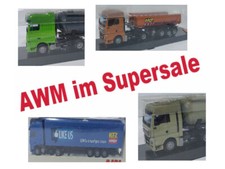 Angebot: AWM LKWs 1:87 H0 – MAN, MB, DAF, Renault – Kipper, SZ, Silo im Sale