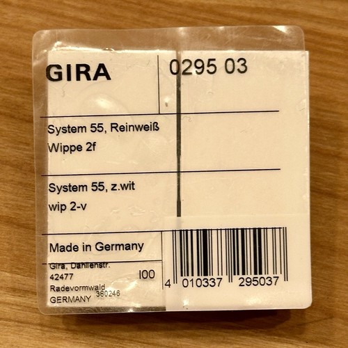 Gira 029503 2fach wippe - 029503, 2fach-wippe