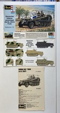 Revell Esci H-2327 1:72 Sd.Kfz.250/3 Funk Kartonbilder/Bauanleitung/ohne Modell