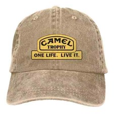 Land Rover Camel Trophy Kappe Mütze Baseball Cap Schirmmütze hellbraun / beige