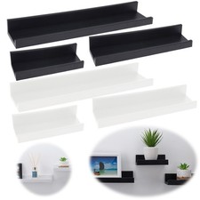 Wandregal Set 2-3-fach 45-15cm Schweberegal Küchen-Regal Bücherregale Wandboard