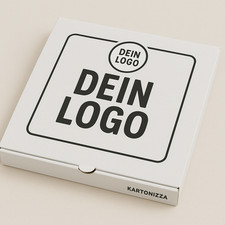 Pizzakarton Pizzabox mit eigenem Logo 22 bis 36 cm - Pizzaschachtel