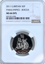 2011 50p Olympiade Boccia