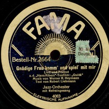 JAZZ-ORCH. & REFRAIN Gnädige