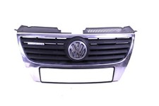 Kühlergrill mit Emblem original VW Passat B6 3C Frontgrill Grill silber chrom