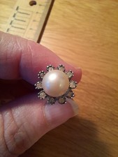 Uhrenschlüssel Silber Strass