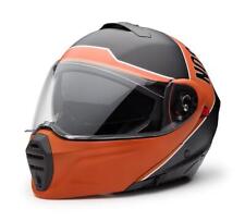 Harley-Davidson Klapphelm EVO X17 Modular, Motorradhelm, Schwarz/Orange, S-3XL
