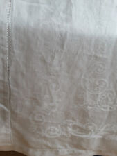 Quadratische Leinen-Damast-Tischdecke der Marke Garnier Thiebaut 1,70 x 1,70 m