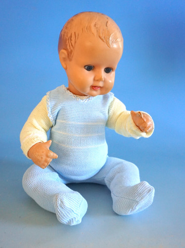 Vintage puppe zelluloid baby - puppe,