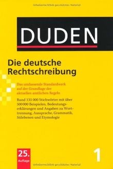 Duden die deutsche - duden, 01.