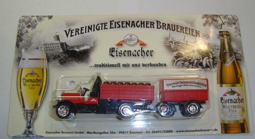 Biertruck roter oldi - roter, oldi-truck
