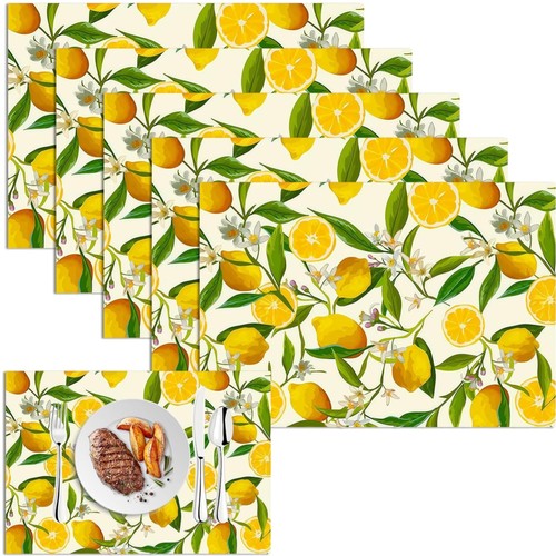 Zitrone sommer 6er set - sommer,