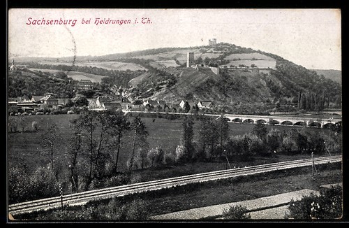 Ansichtskarte sachsenburg - ansichtskarte,
