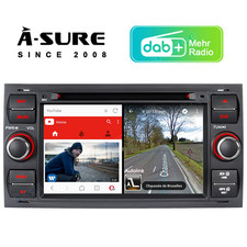Mit DAB+ Autolink Autoradio BT FM DVD GPS NAVI Für Ford Transit MK7 S-Max Focus