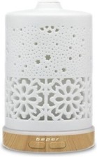 BEPER 70.404 Diffusor - Keramik - Ultraschall-Zerstäuber - LED-Licht - 7 Farben
