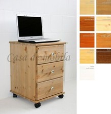 Massivholz Rollcontainer mit