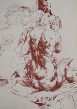 Willi Sitte Erotik Ars Amatoria Ostdeutsche Kunst Giebichenstein Lithografie