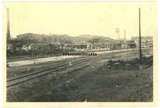 Orig. Foto Lkw zerstörtes Bahnhof in CHARKOW Ukraine 1943
