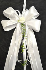 Autoschmuck Hochzeit Kirchenschmuck Stuhlschleife Deko