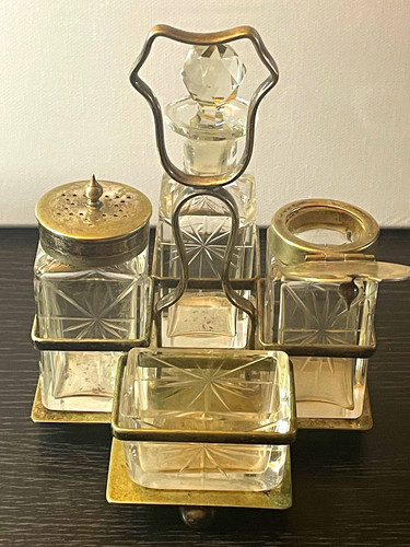 Antikes geschliffenes glas - antikes,
