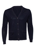 Lanvin Blaue Wollstrickjacke