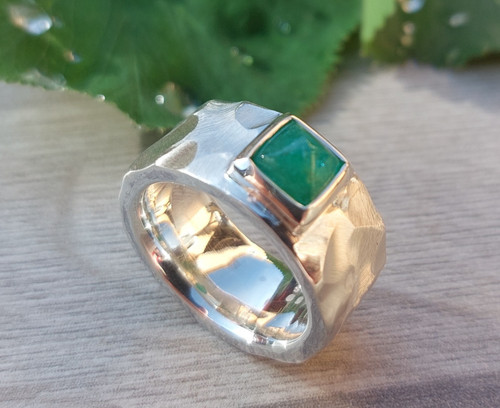 Goldschmiedering unisex 925
