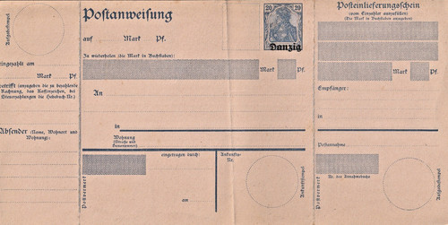 Postanweisung a 1 - postanweisung,
