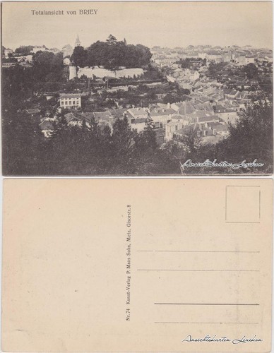 Cpa brieg lothringen briey - in,