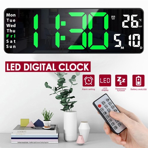 Wanduhr digital tischuhr led - tischuhr,