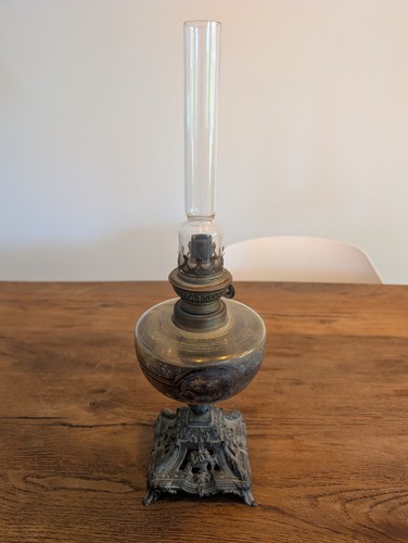 Antike petroleumlampe 1900 - um,