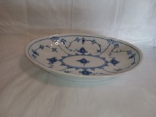 Bing of Grøndahl Musselmalet Halbe Spitze Kleine Oval Schale 349 1. Wahl  1978