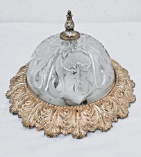 Fantastische alte runde Deckenlampe, Plafoniere mit schöner Verzierung. (1)