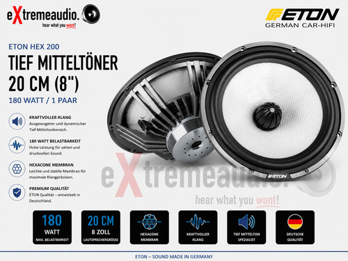Eton hex 200 tief mitteltöner - hex,