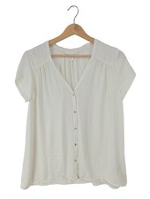 H&M Kurzarm-Bluse Damen Bluse