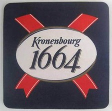 KRONENBOURG 1664 BEER COASTER