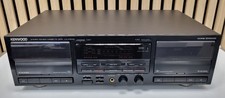 Kenwood KX-W5040 - Stereo Cassette Deck - schwarz - Hifi Doppel Kassettendeck