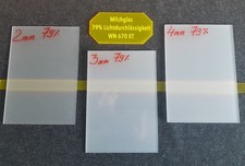 PLEXIGLAS® Rauchglas Acrylglas Türglas Milchig Sichtschutz 79%LD FL24+a