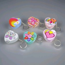  Herzdose Schlüsselanhänger oder Pillen- Tablettendose Metall-Herz Anhänger-Dose