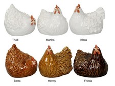 Dekorative hühner tierfiguren - hühner,