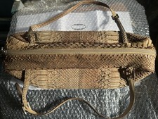 Tasche Biene Königin echtes Pythonleder