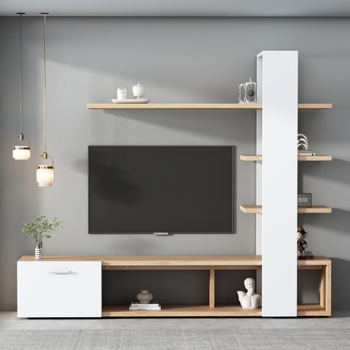 Wohnwand set schrank - tv,