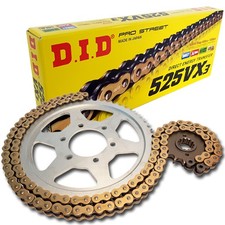 DID Kettensatz Stahl 525VX3 G&B Niet für Honda CBR 600 FA ABS PC41 Bauj.2011