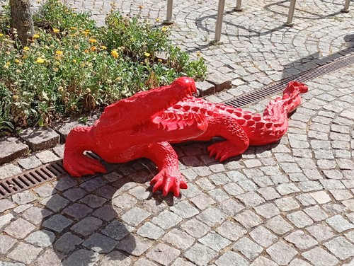 Krokodil alligator lebensgroß - krokodil,