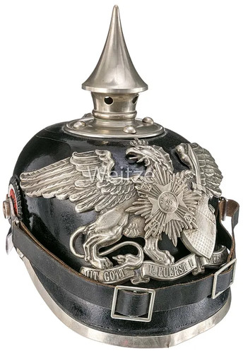 Baden pickelhaube für einen - pickelhaube,