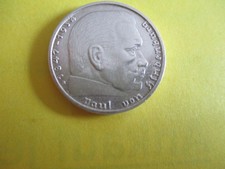 🇩🇪 🇩🇪  2 Reichsmark Hindenburg  1938  B Silber   🇩🇪 🇩🇪