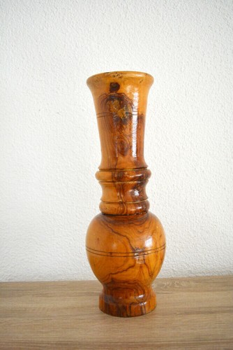 Große vase aus holz - vase,