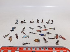 30x H0 1:87 Guss Figuren Schaffner Reisende Skifahrer Postbote etc #EB8-1