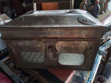 Antike Messing Kassette