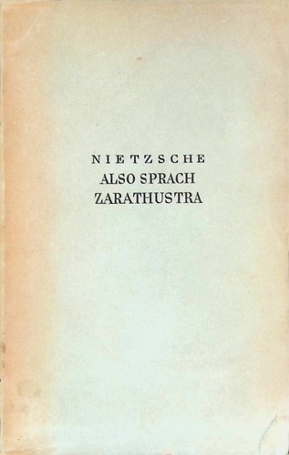 Also sprach zarathustra ein - also,