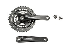 SHIMANO Fahrrad Kurbel Garnitur FC-TY501 170mm 48-38-28 Zähne Antrieb schwarz